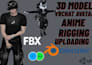 do vrchat avatar commission 3d model character design vtuber chibi nsfw